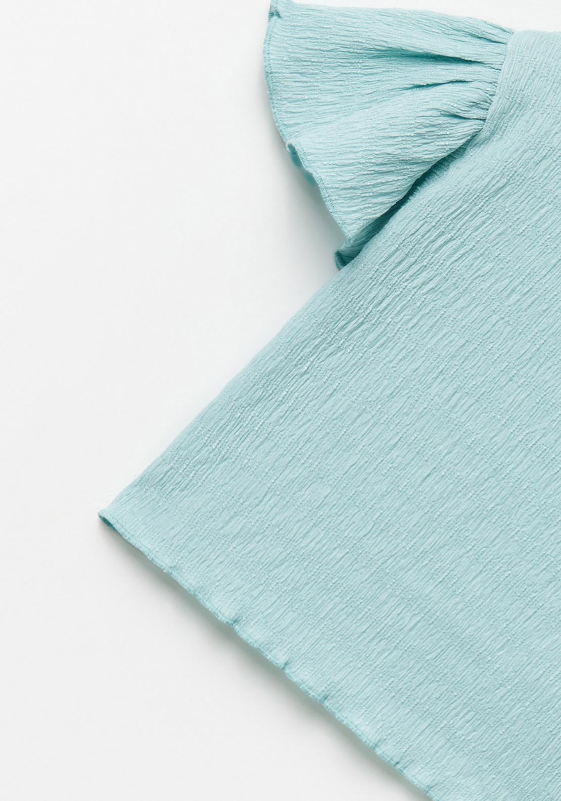 Sfera Wrinkle-Effect Top - Green 3 Shaws Department Stores