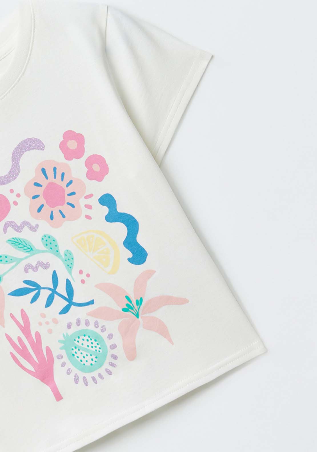 Sfera Motifs T-shirt - White 2 Shaws Department Stores