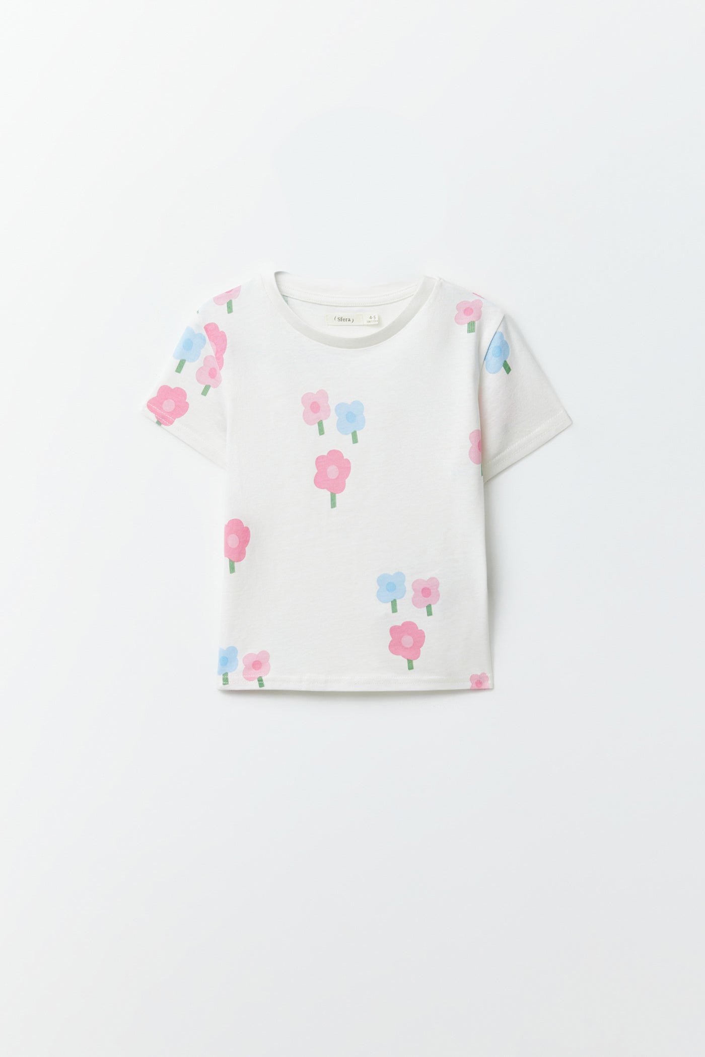 Sfera Flowers T-shirt - White Off 2 Shaws Department Stores