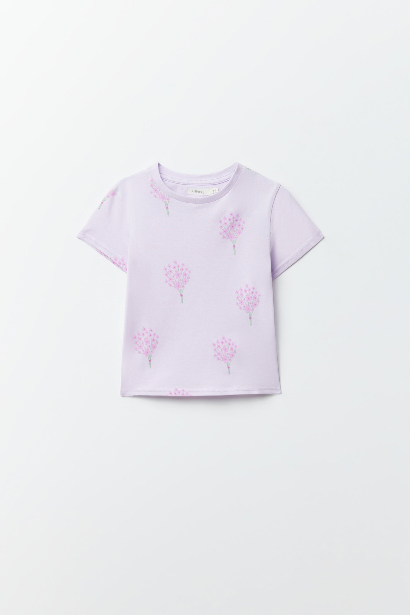 Sfera Flowers T-shirt - Lilac 2 Shaws Department Stores