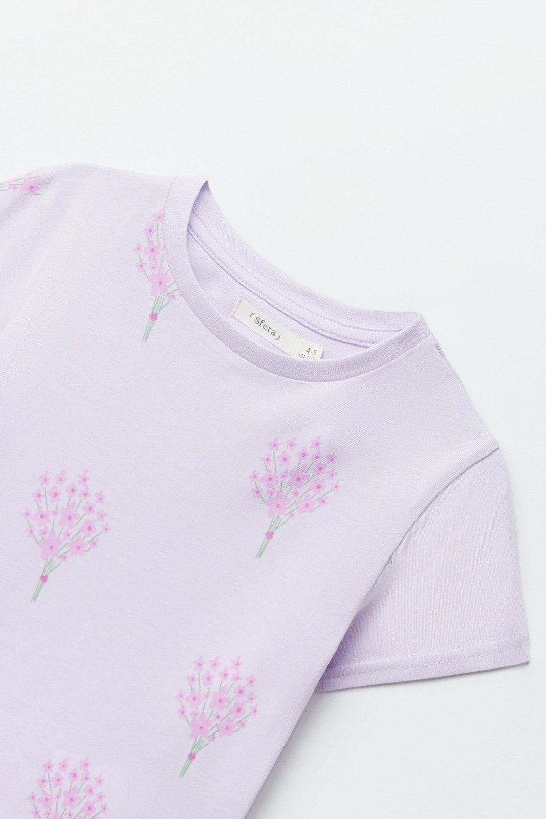 Sfera Flowers T-shirt - Lilac 3 Shaws Department Stores