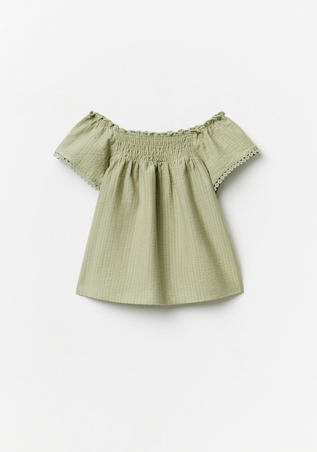 Sfera Plain Top - Green 1 Shaws Department Stores