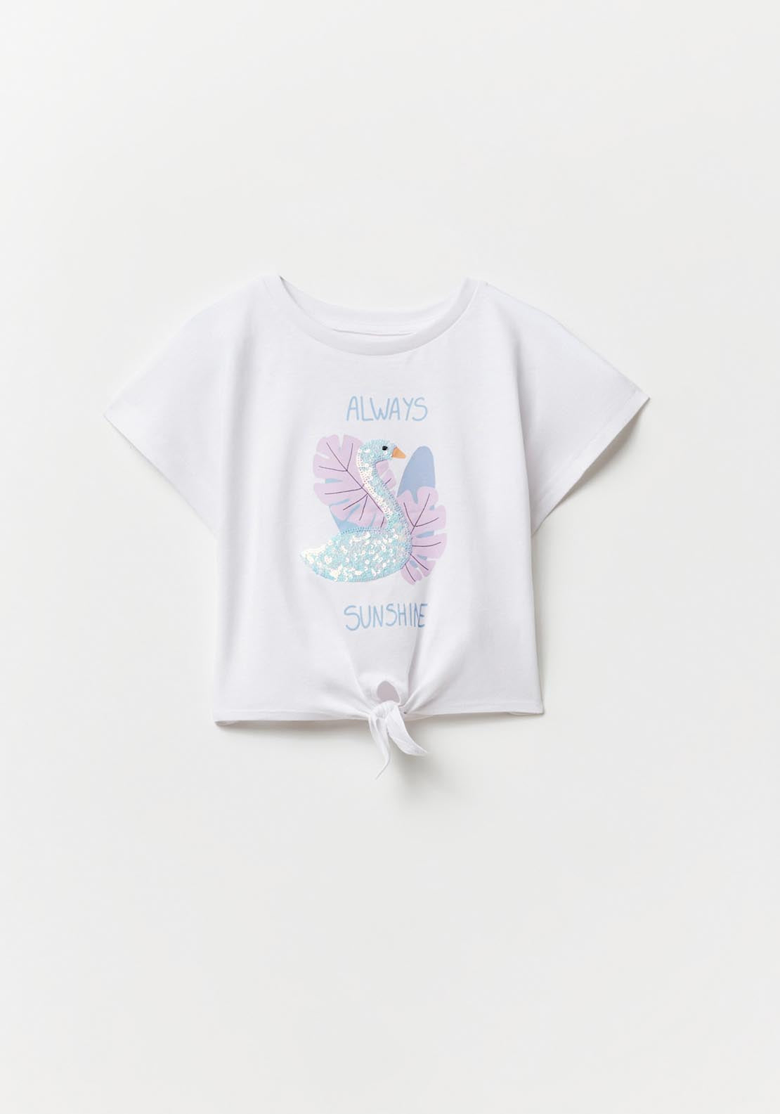 Sfera Swan T-shirt - White 3 Shaws Department Stores