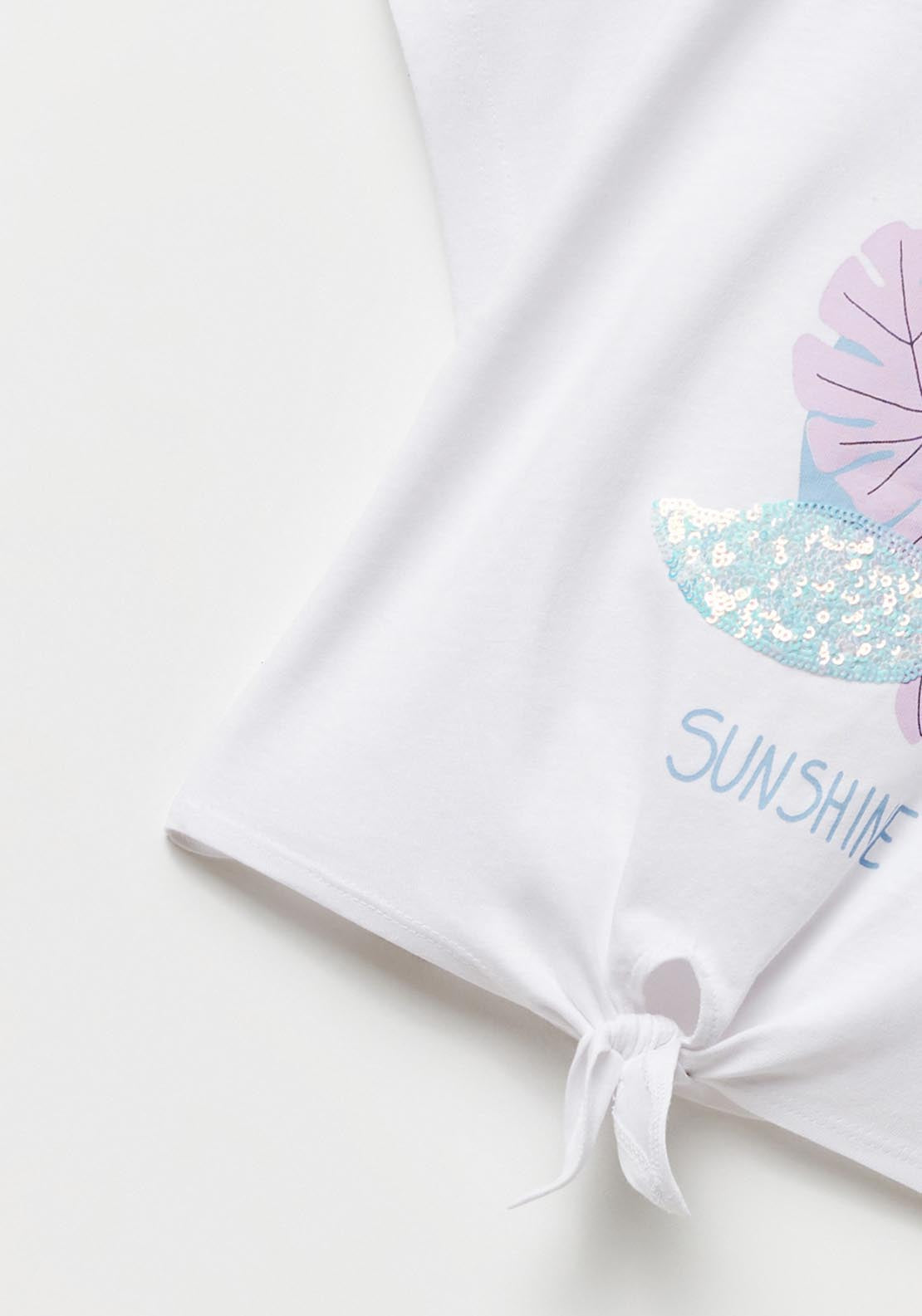 Sfera Swan T-shirt - White 2 Shaws Department Stores