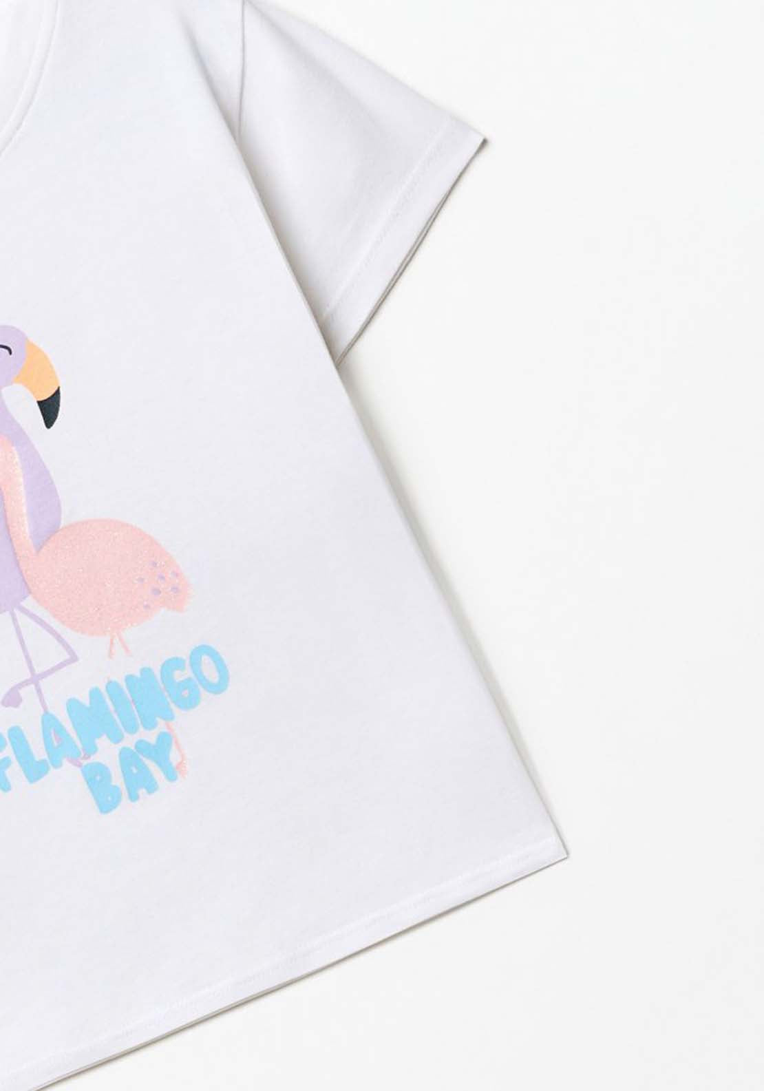 Print T-Shirt - White