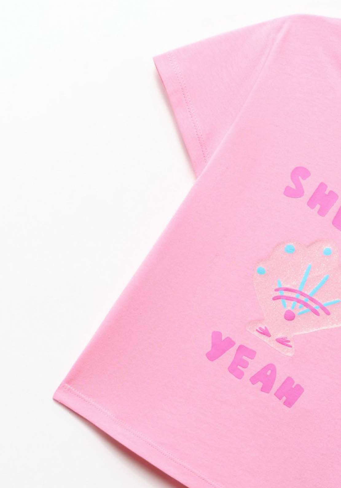 Print T-Shirt - Pink
