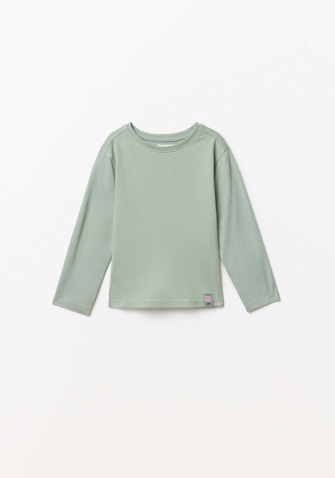 Basic Long Sleeved T-Shirt - Green