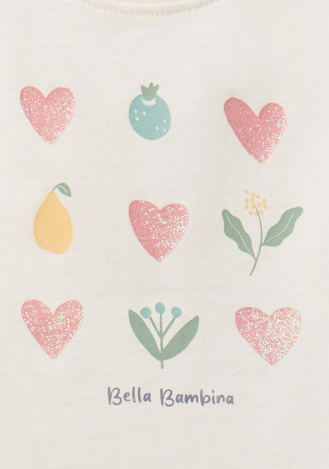 Little Hearts T-Shirt - Cream