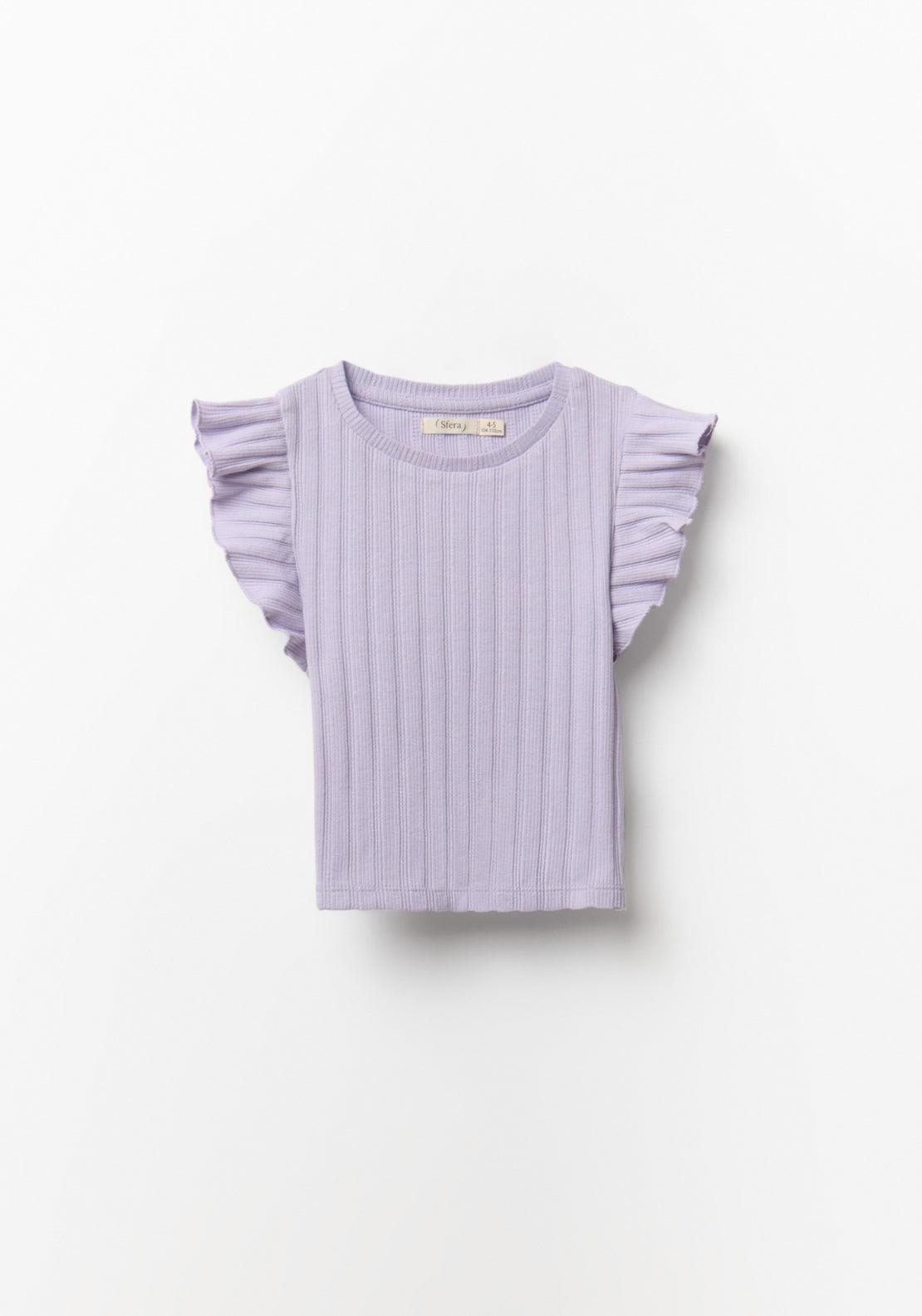 Rib-Knit Top - Purple