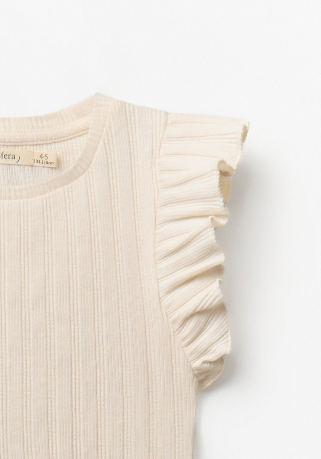 Rib-Knit Top - Cream