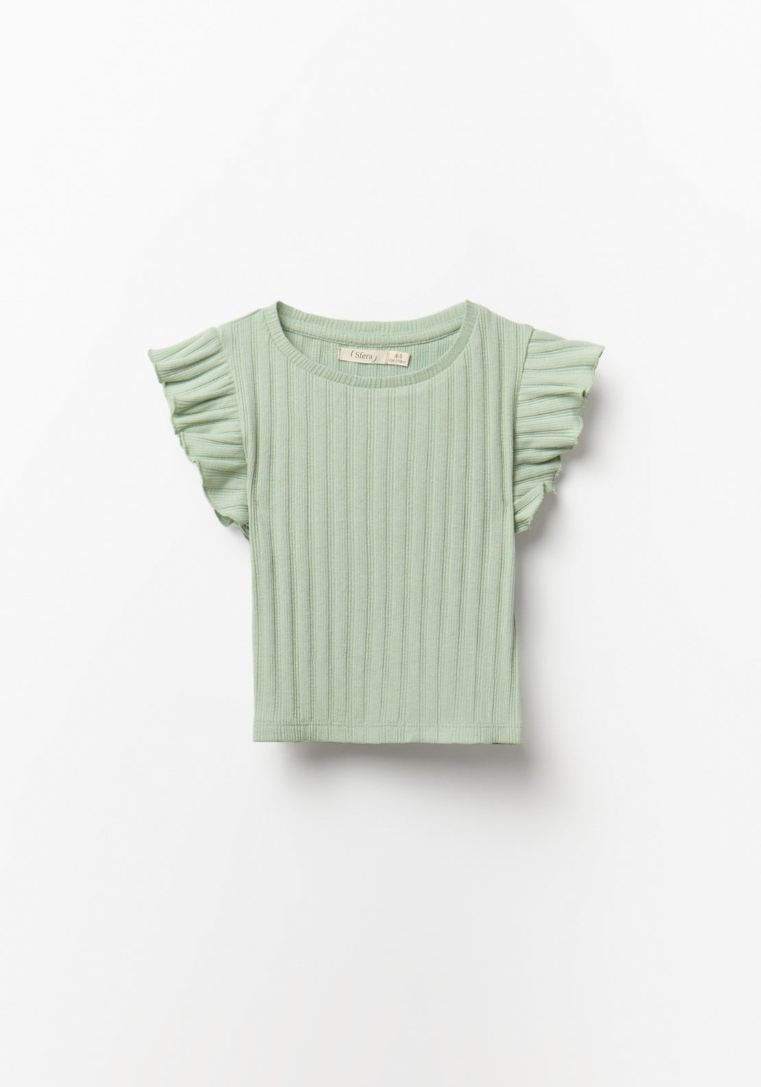 Fancy Rib T-Shirt - Green