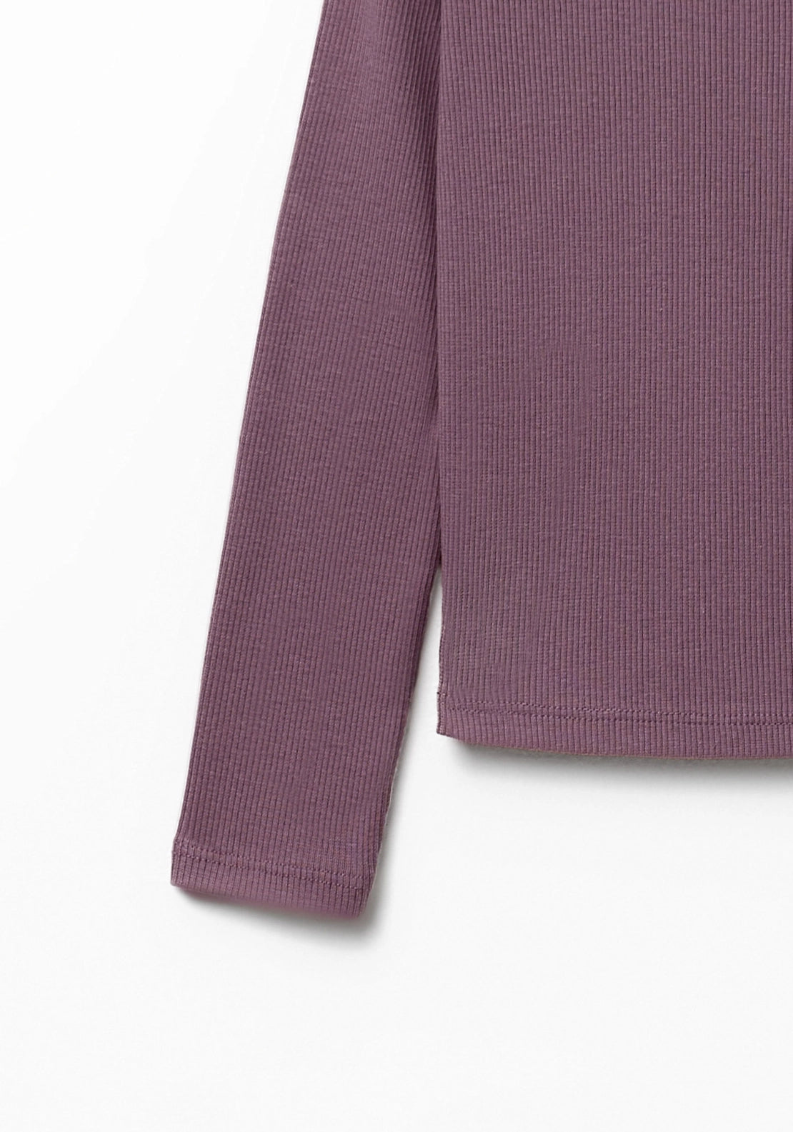 Ribbed Top - Dark Purple