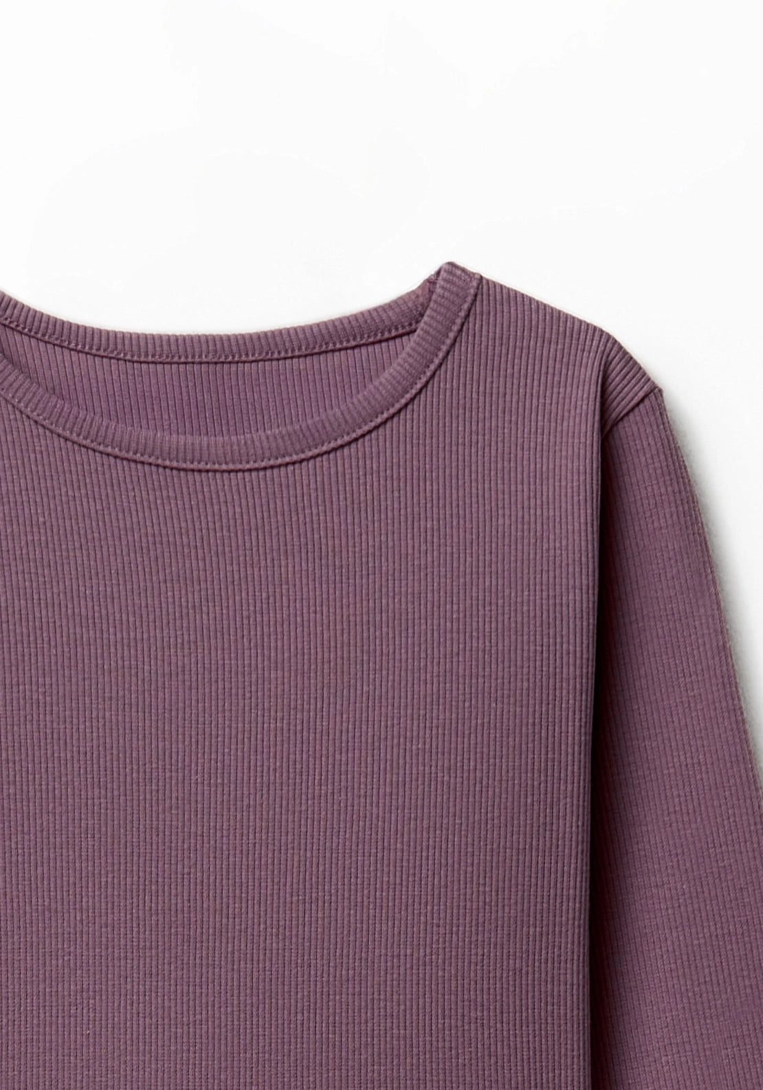 Ribbed Top - Dark Purple