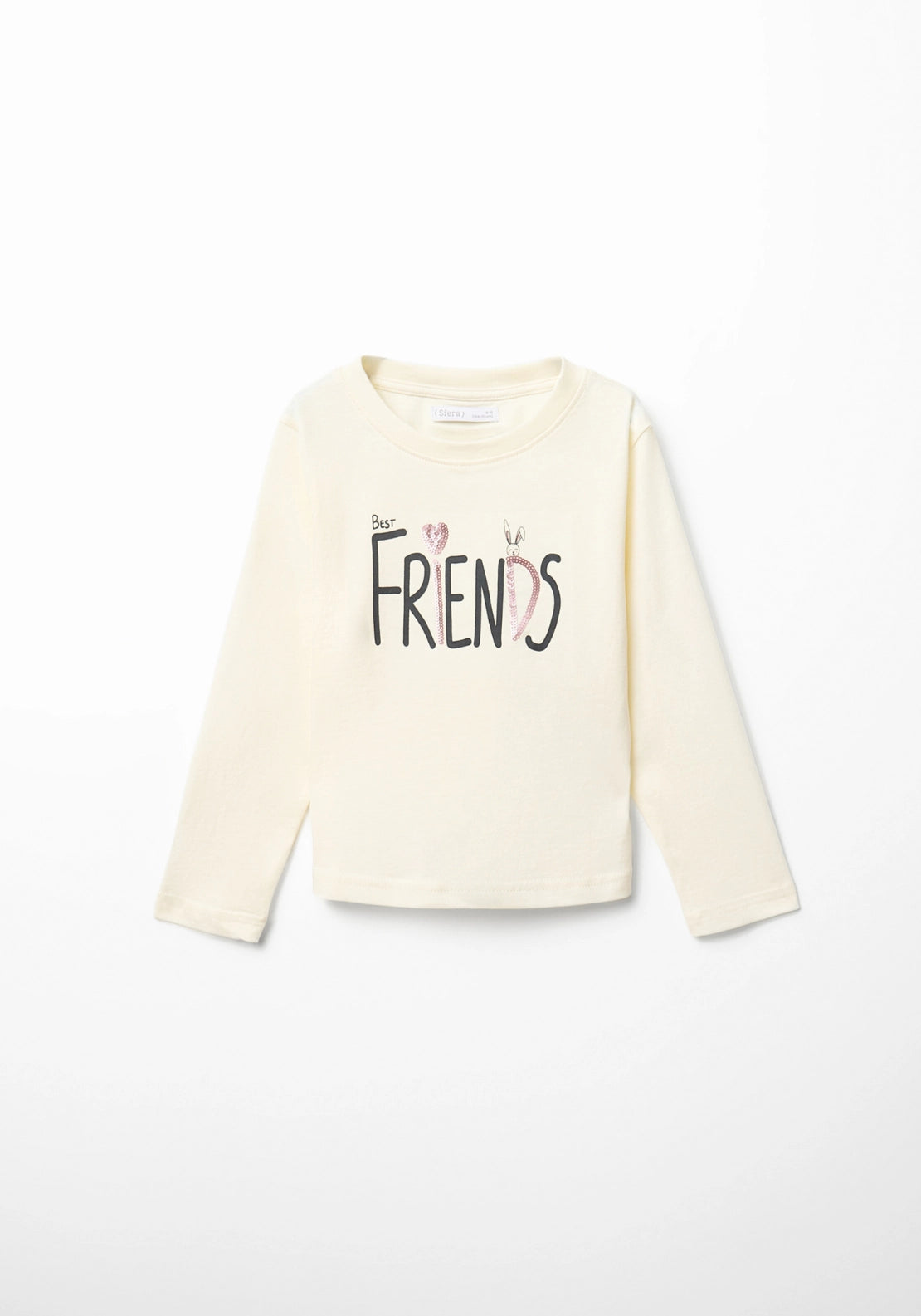 Friends Graphic Long Sleeve T-Shirt - Cream