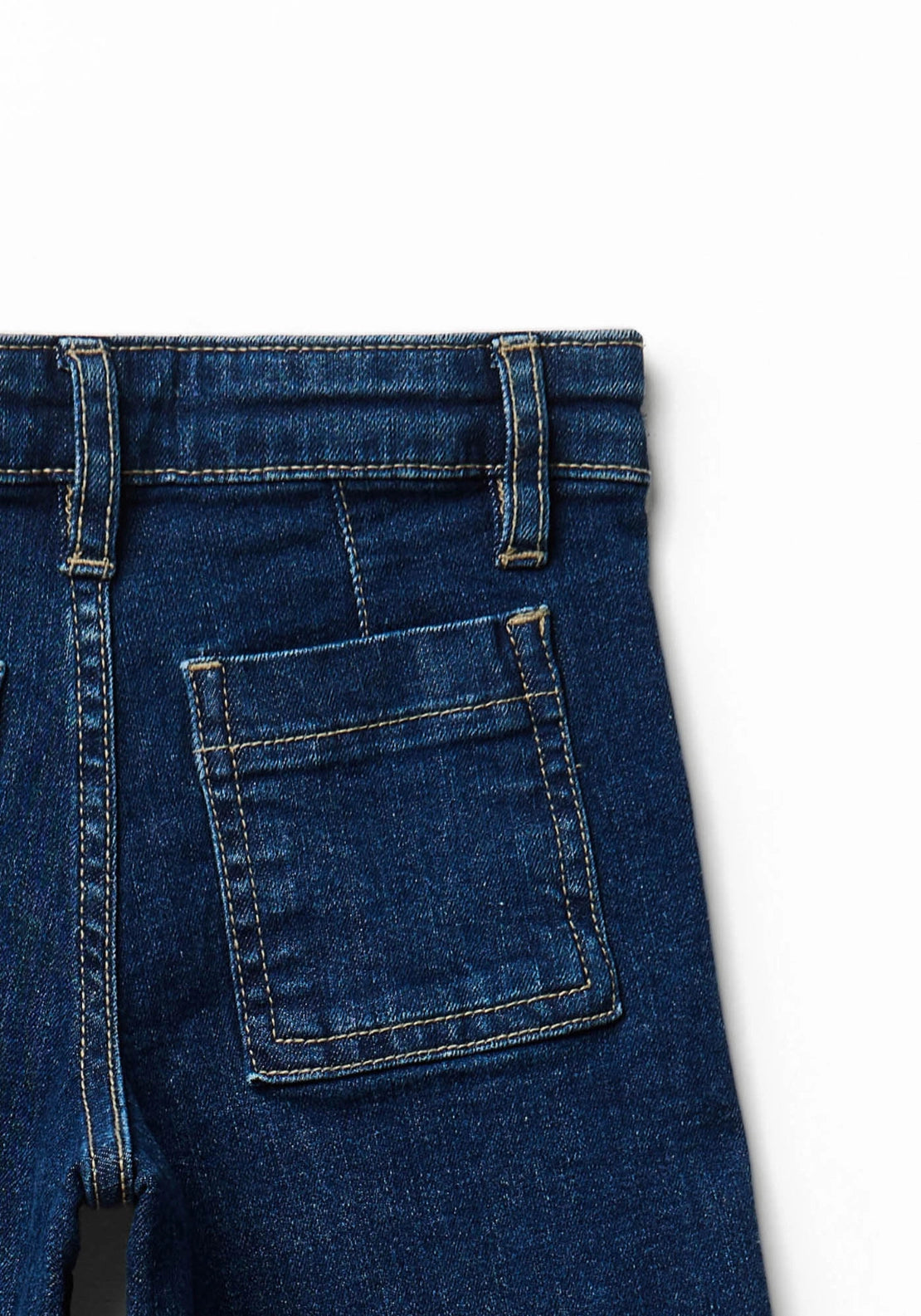 Sailor Style Jeans - Denim Dark Blue