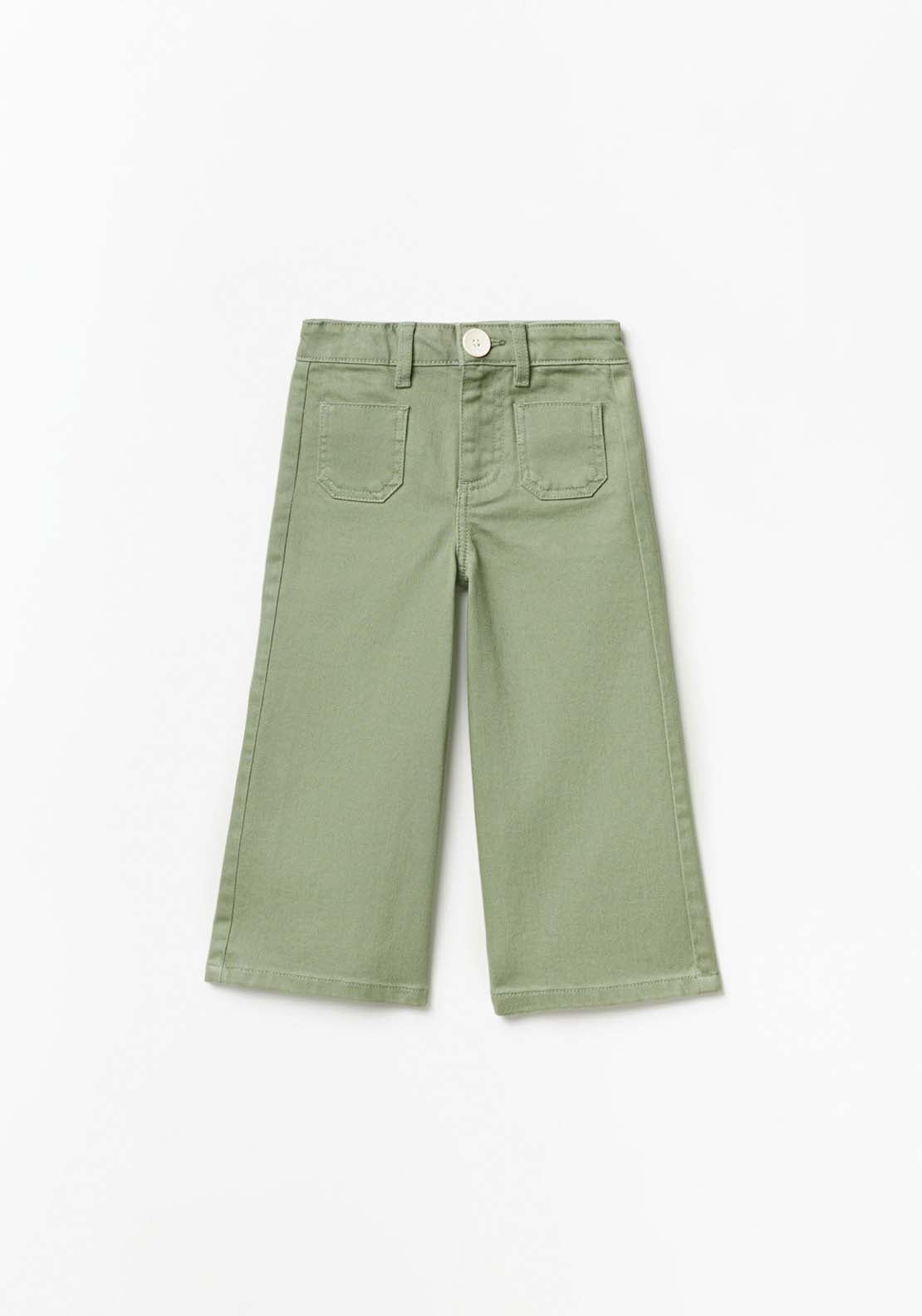 Sfera Wide Leg Jeans - Green 1 Shaws Department Stores