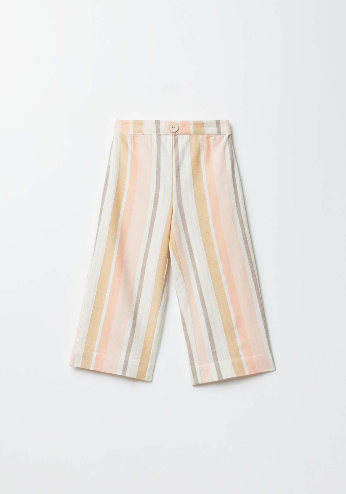 Sfera Stripes rustic trousers - Salmon 5 Shaws Department Stores