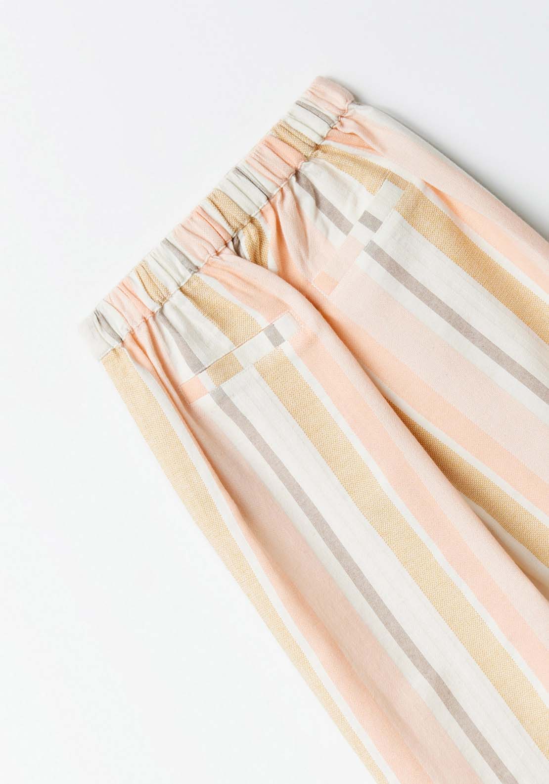Sfera Stripes rustic trousers - Salmon 8 Shaws Department Stores