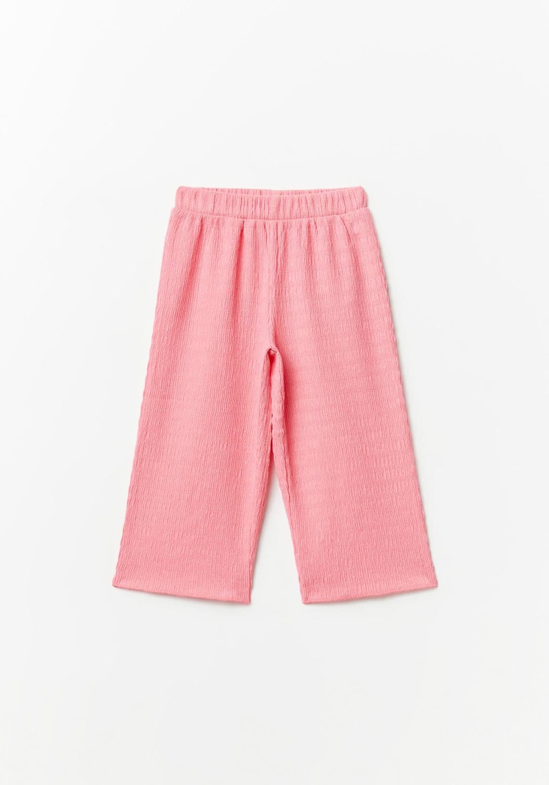 Sfera Wrinkle-Effect Trousers - Fuchsia 5 Shaws Department Stores