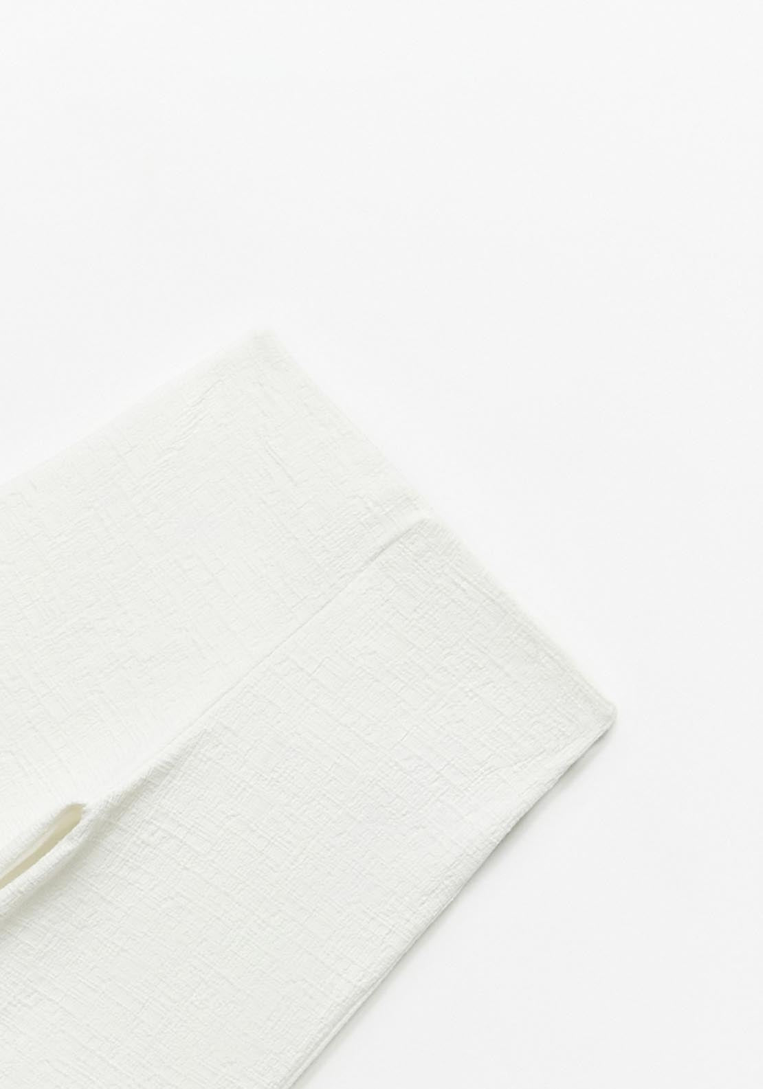 Sfera Textured pants - White 2 Shaws Department Stores