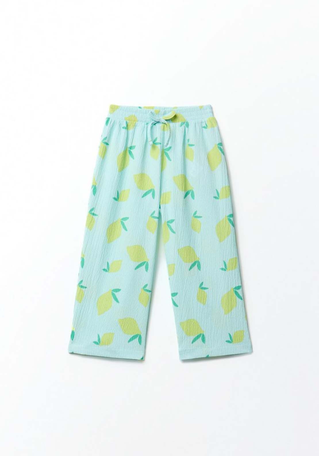 Printed Trousers - Blue