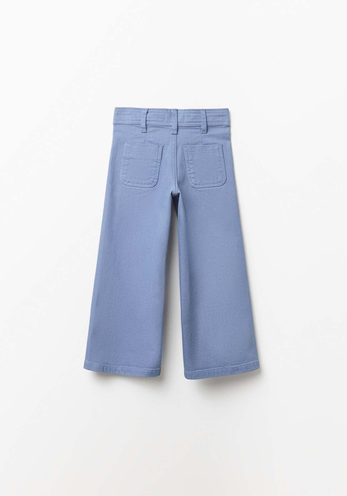 Bell Bottom Pants - Blue