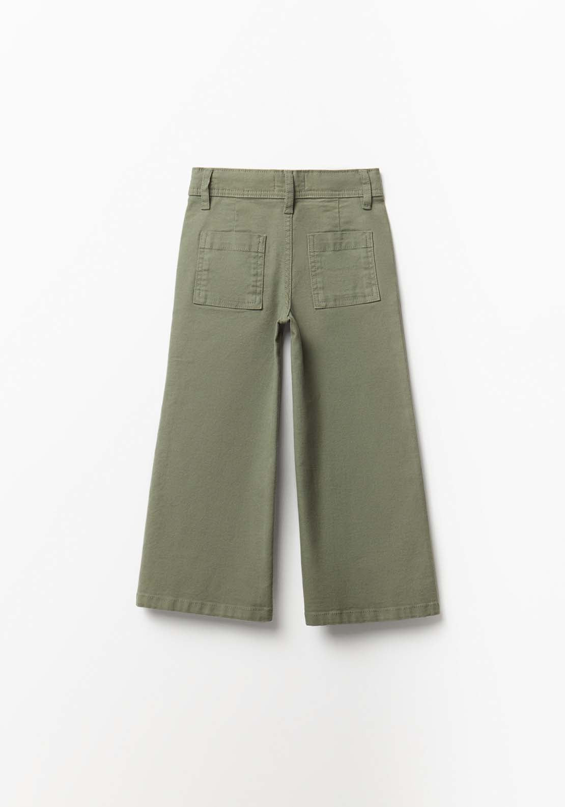 Cotton Trousers - Green