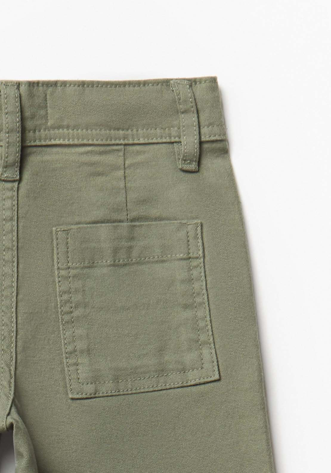 Cotton Trousers - Green