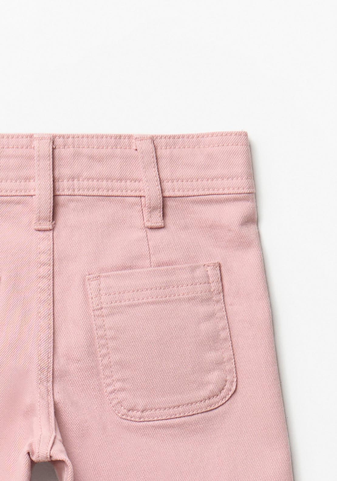 Straight Leg Trousers - Pink