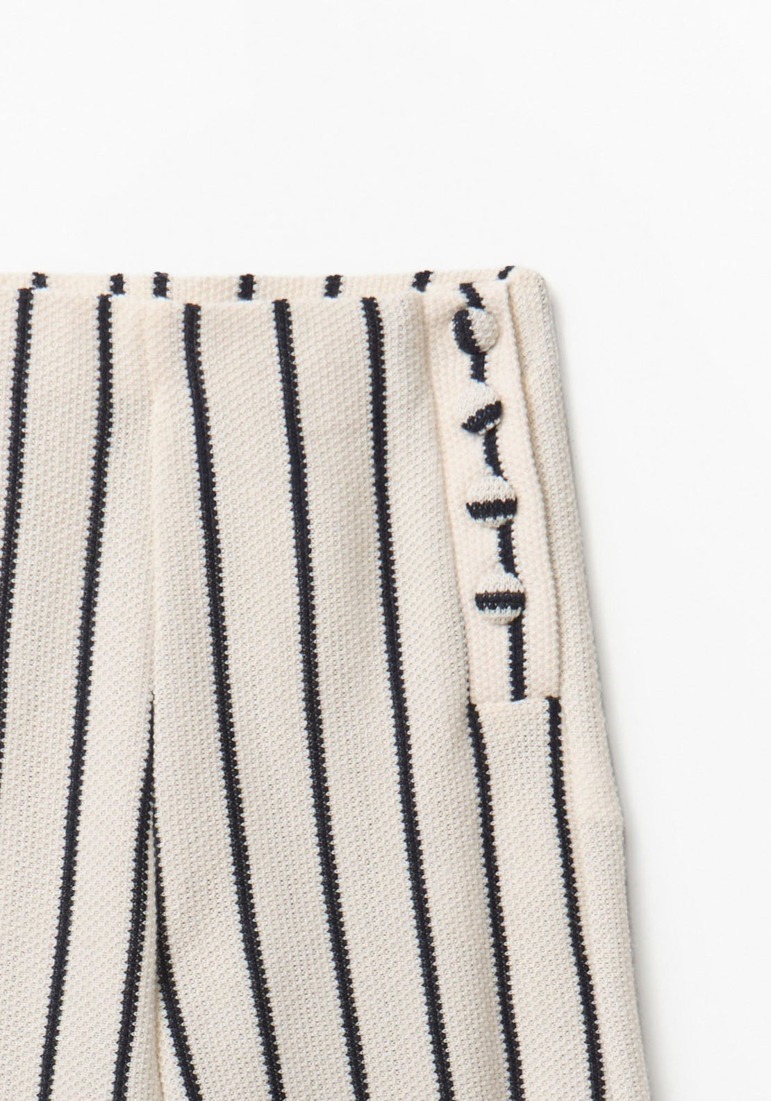 Sailor Striped Trousers - Cream