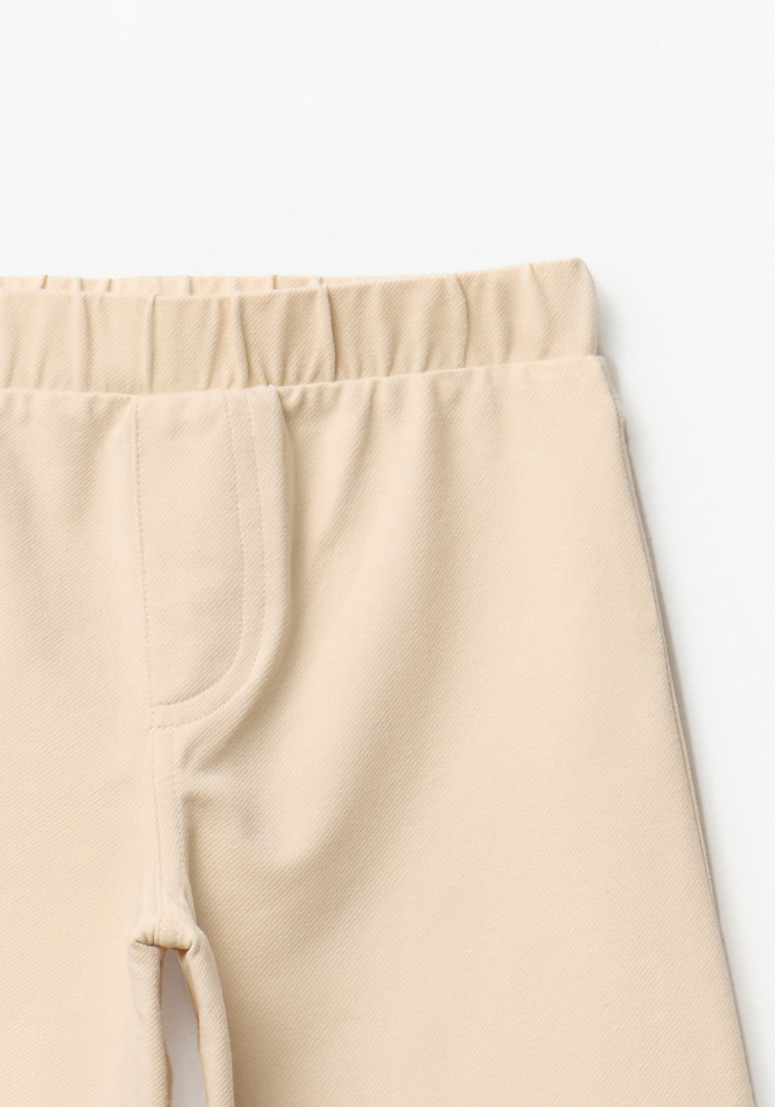 Marine Denim Trousers - Cream