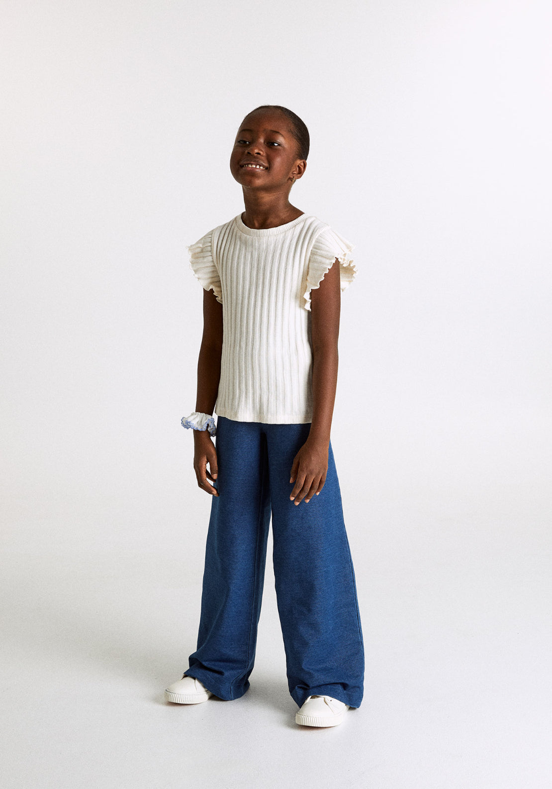 Marine Denim Trousers - Blue