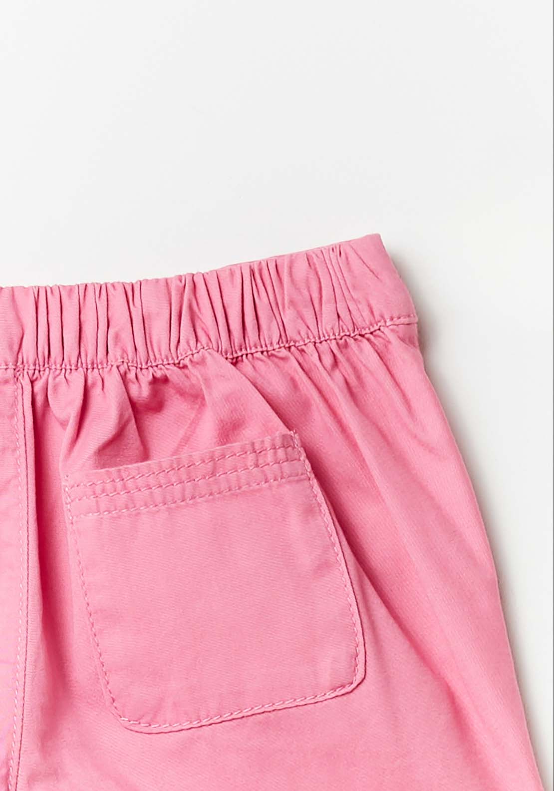 Sfera Pink Plain Twill Shorts - Pink 3 Shaws Department Stores