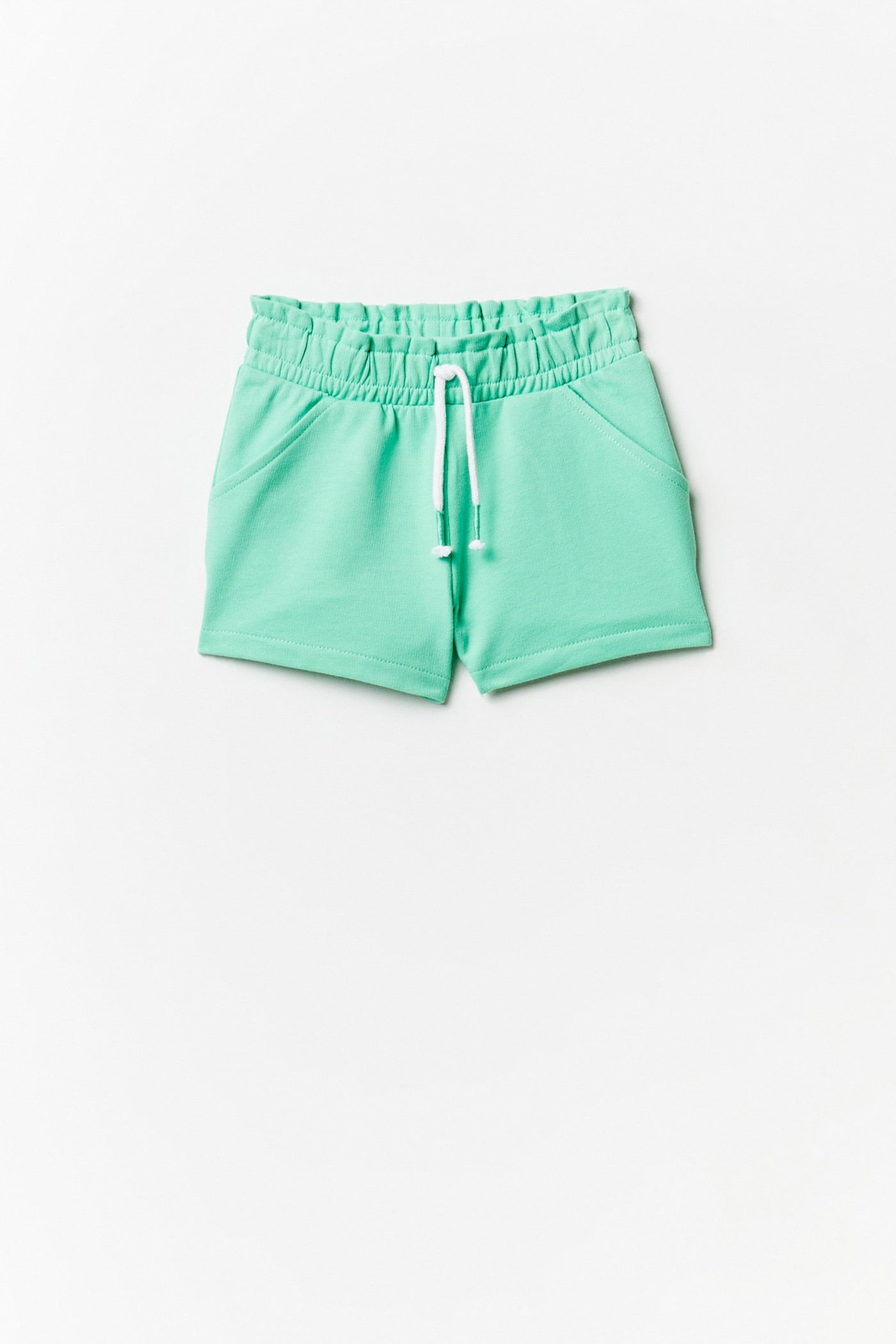 Sfera Terry Plain Shorts - Green 1 Shaws Department Stores