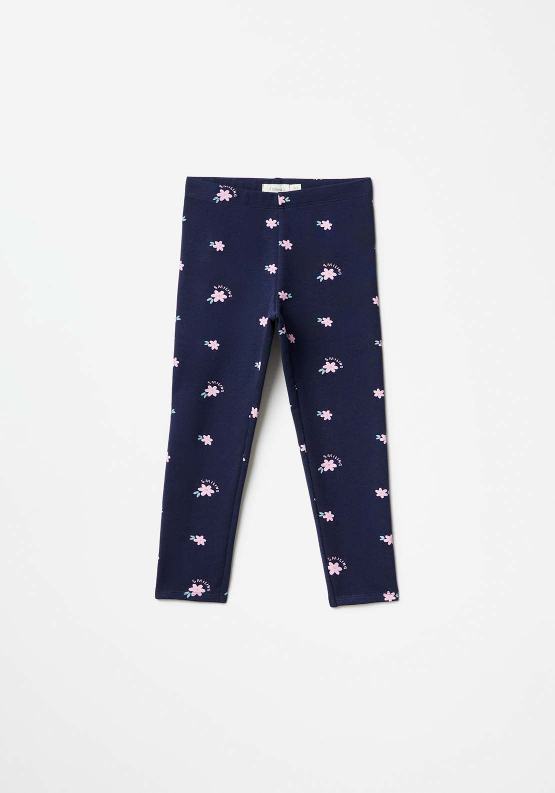 Sfera Daisy Leggings - Navy 1 Shaws Department Stores