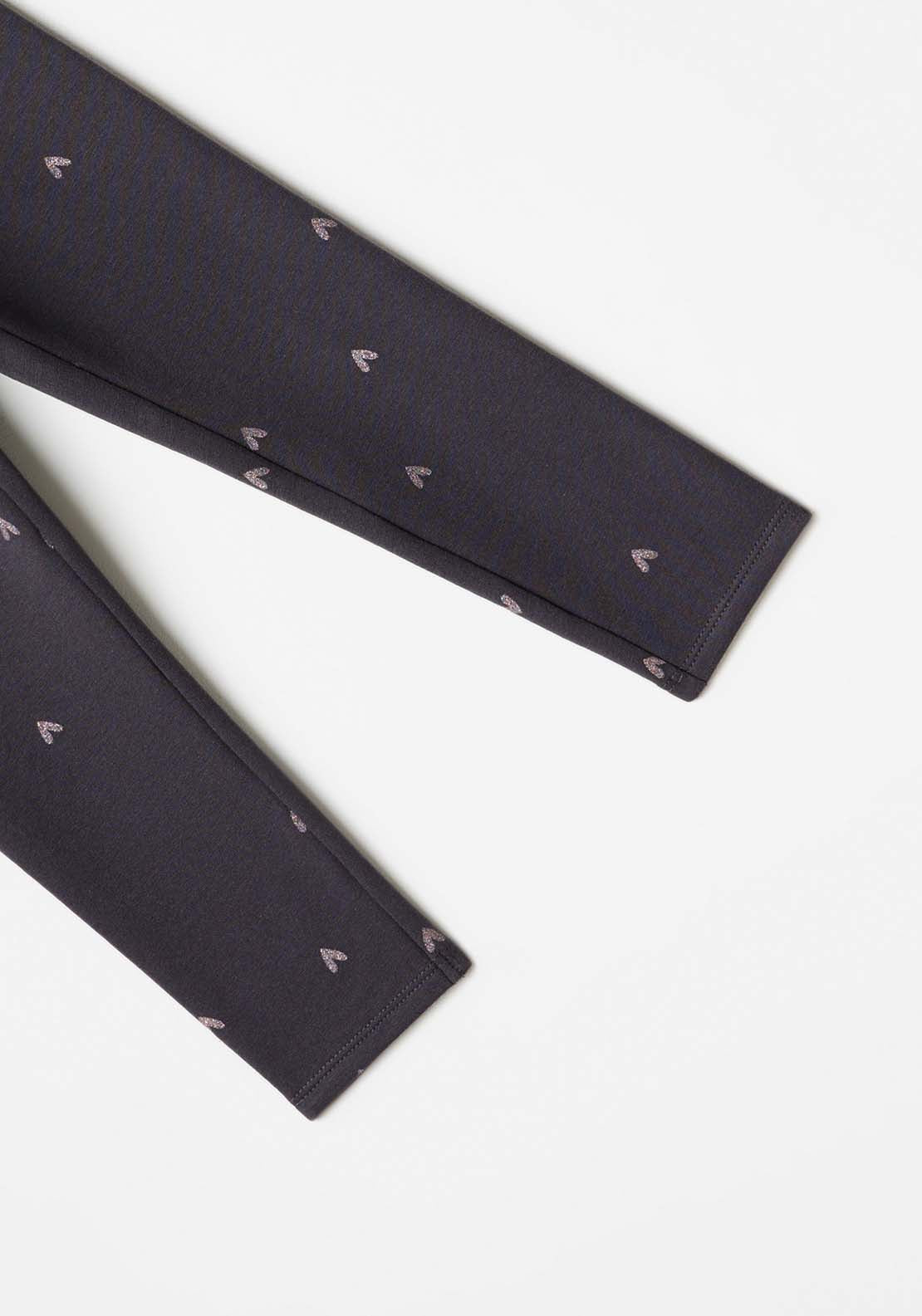 Sfera Heart Leggings - Black 3 Shaws Department Stores