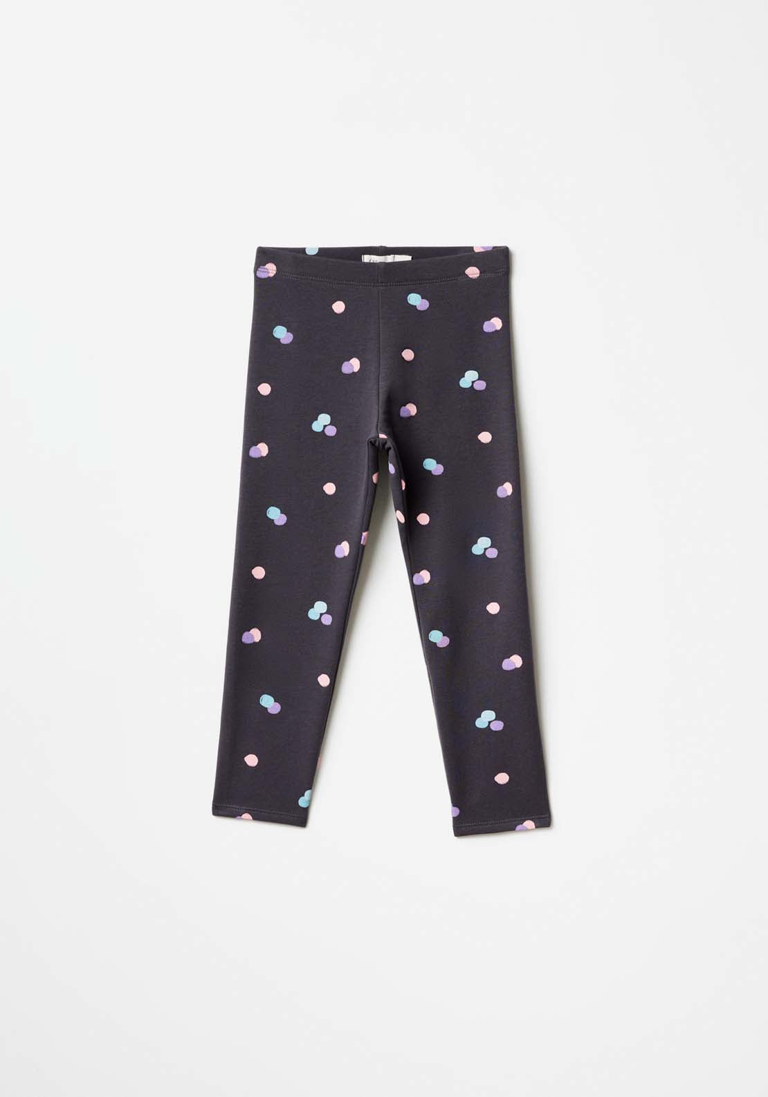 Sfera Polka Dot Leggings - Black 1 Shaws Department Stores