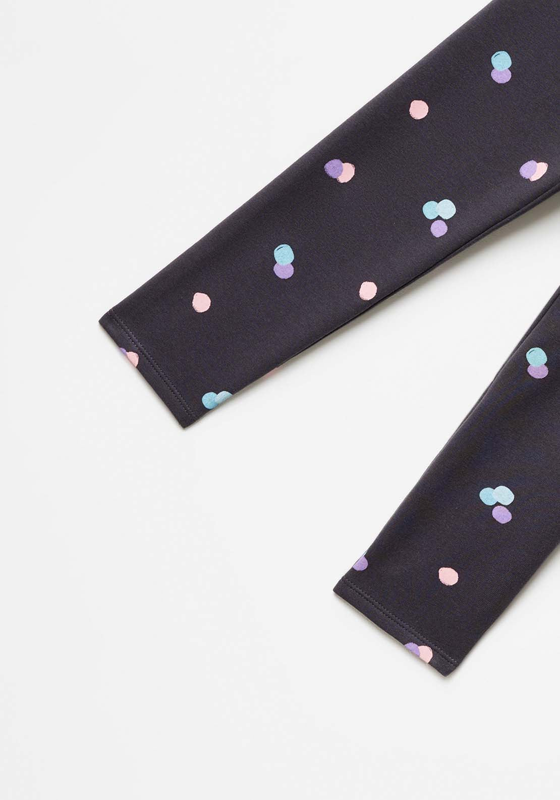 Sfera Polka Dot Leggings - Black 3 Shaws Department Stores