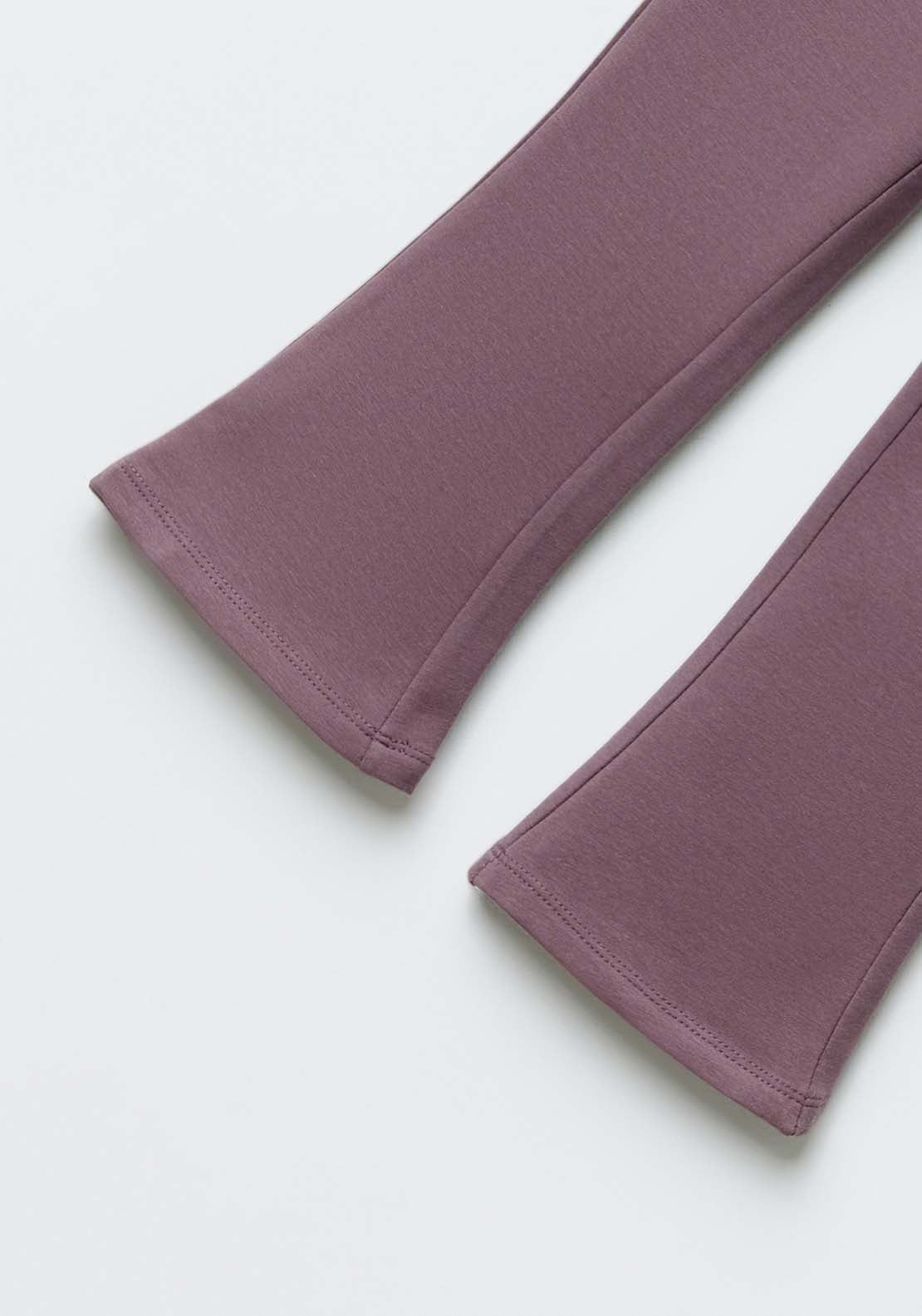 Sfera Girls Plush flared trousers - Purple 2 Shaws Department Stores