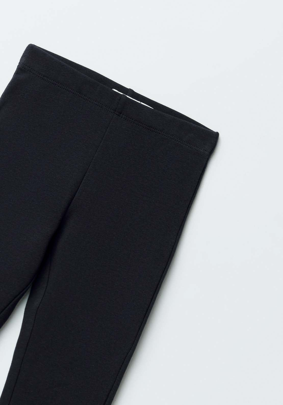 Sfera Girls Plush flared trousers - Black 3 Shaws Department Stores