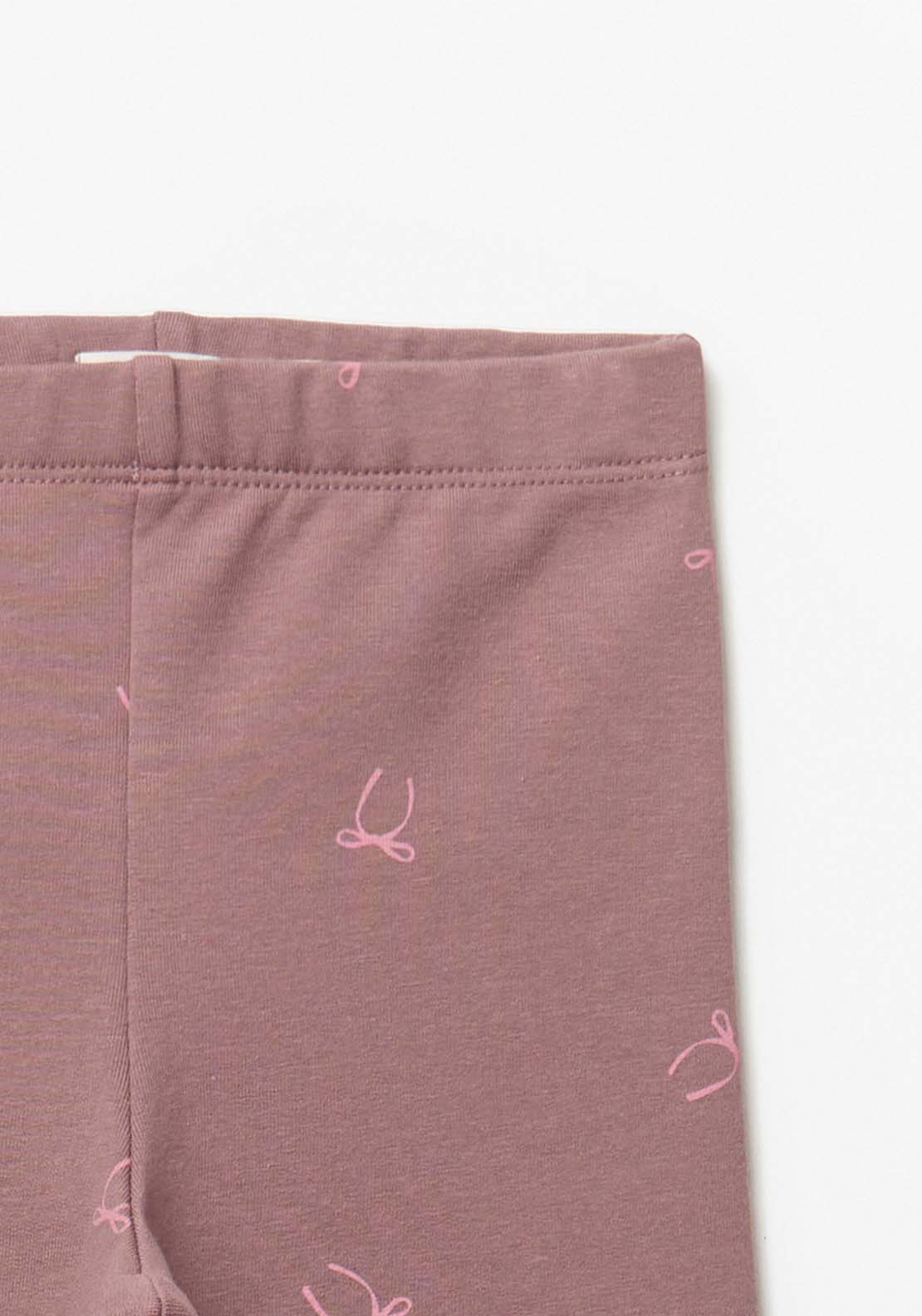 Purple Fleece Leggings - Purple