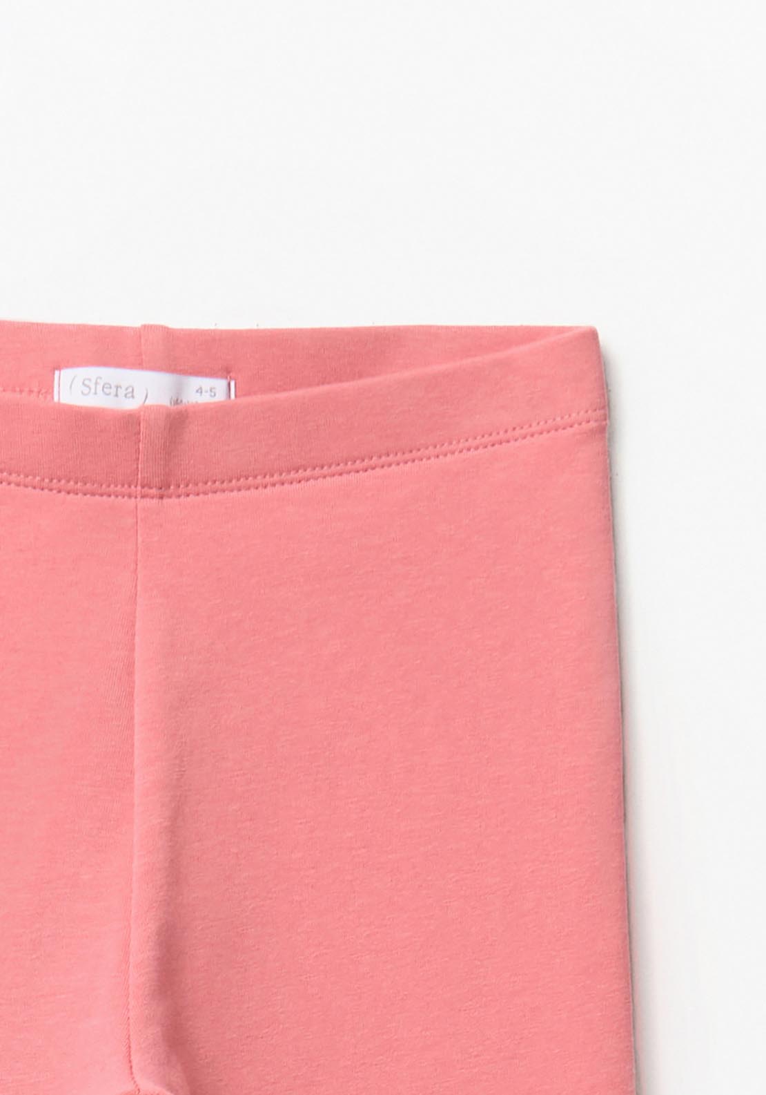 Plain Terry Leggings - Pink