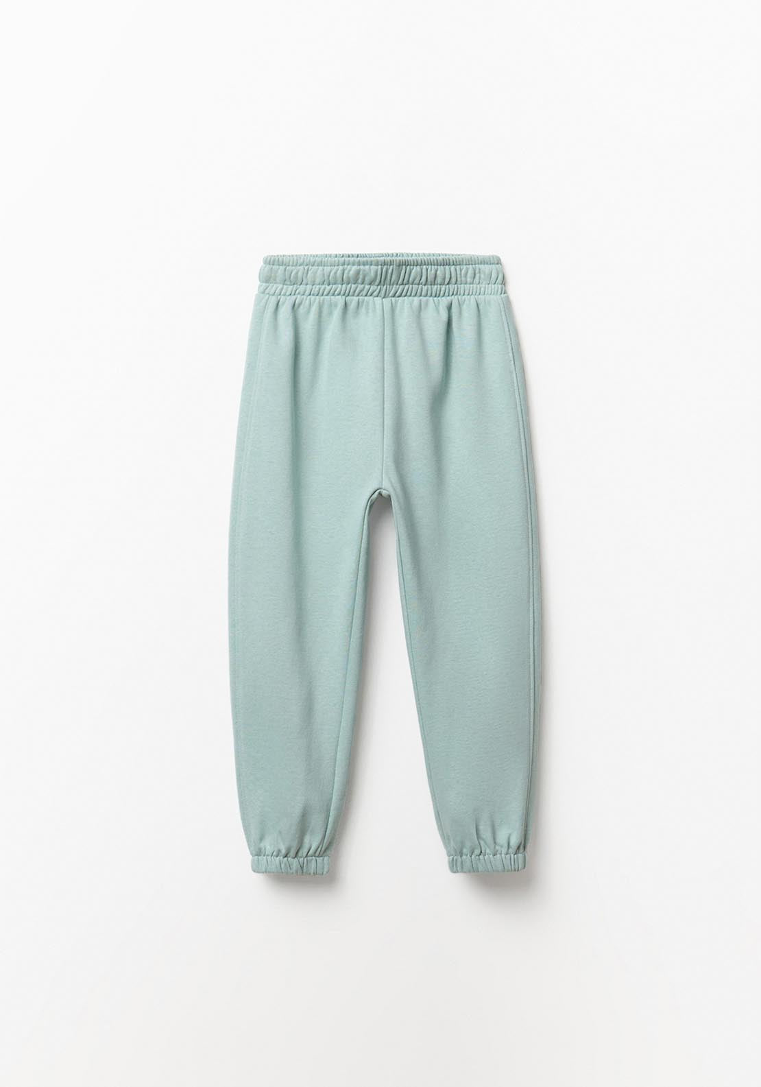 Soft Plush Basic Joggers - Green