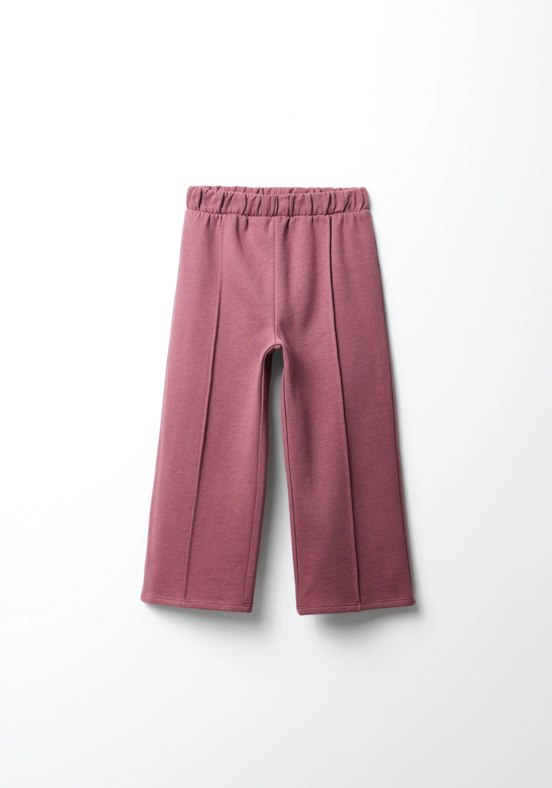 Plush Wide Leg Trousers - Pink
