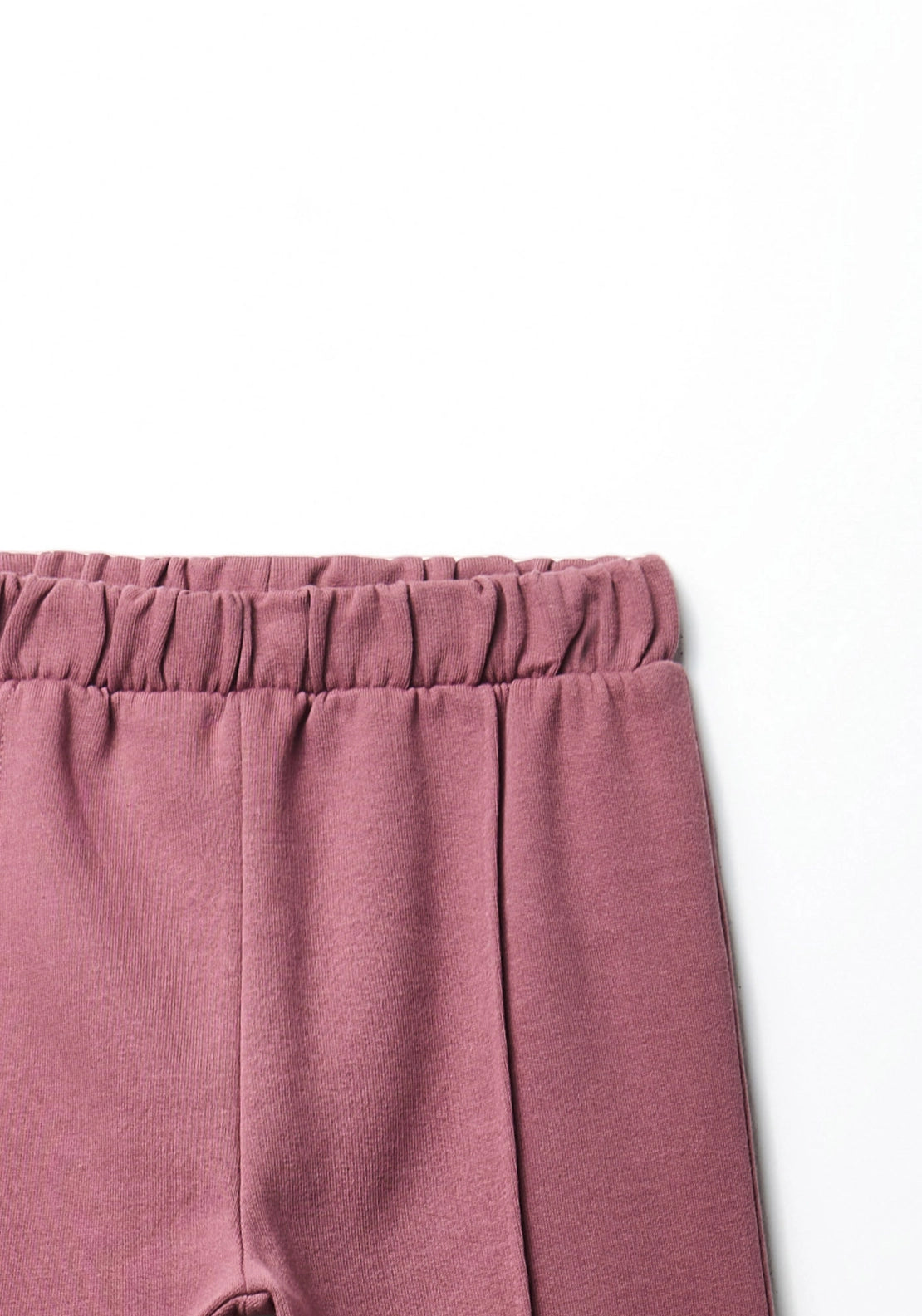 Plush Wide Leg Trousers - Pink