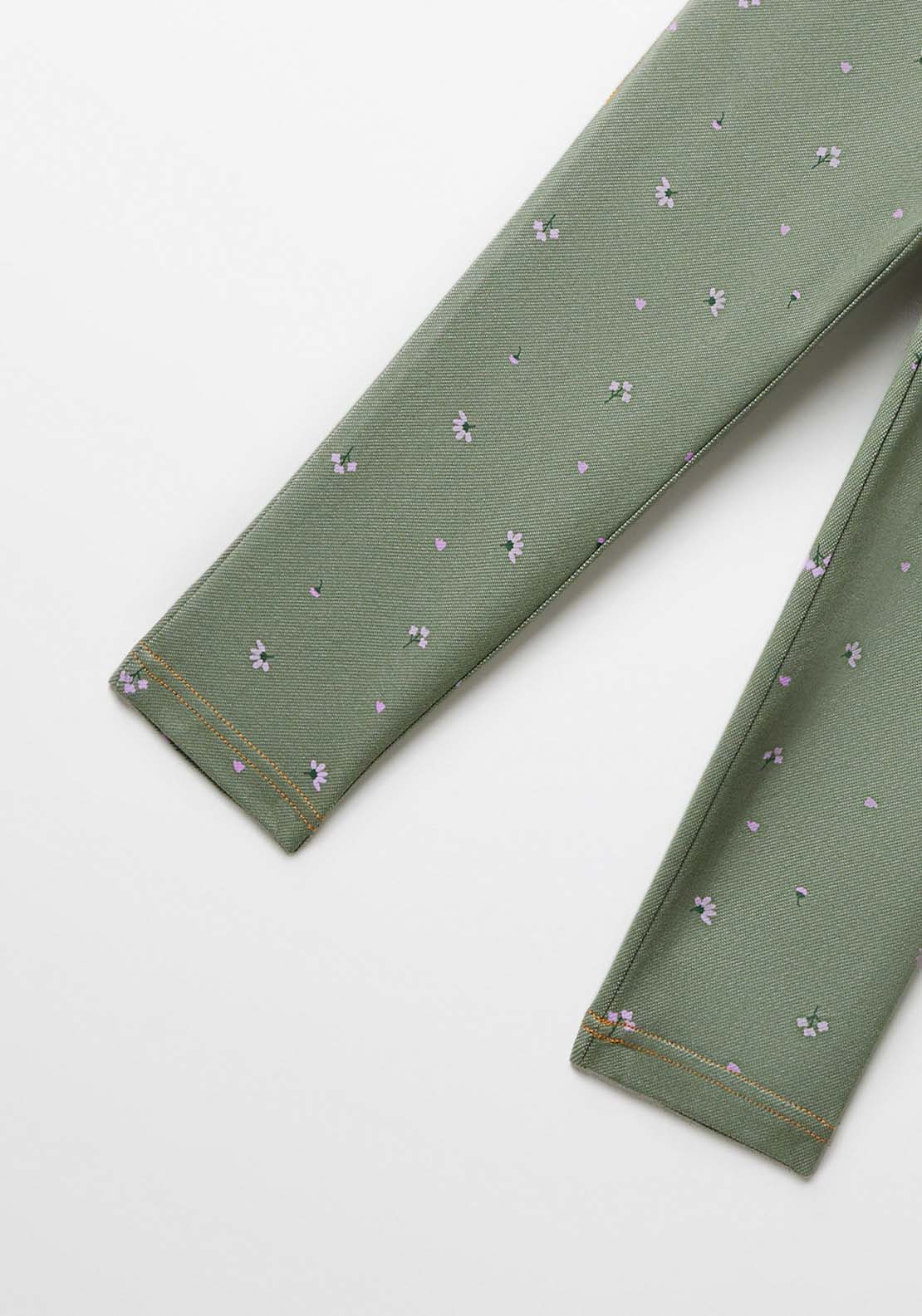 Sfera Girl Flower Denim Leggings - Green 3 Shaws Department Stores
