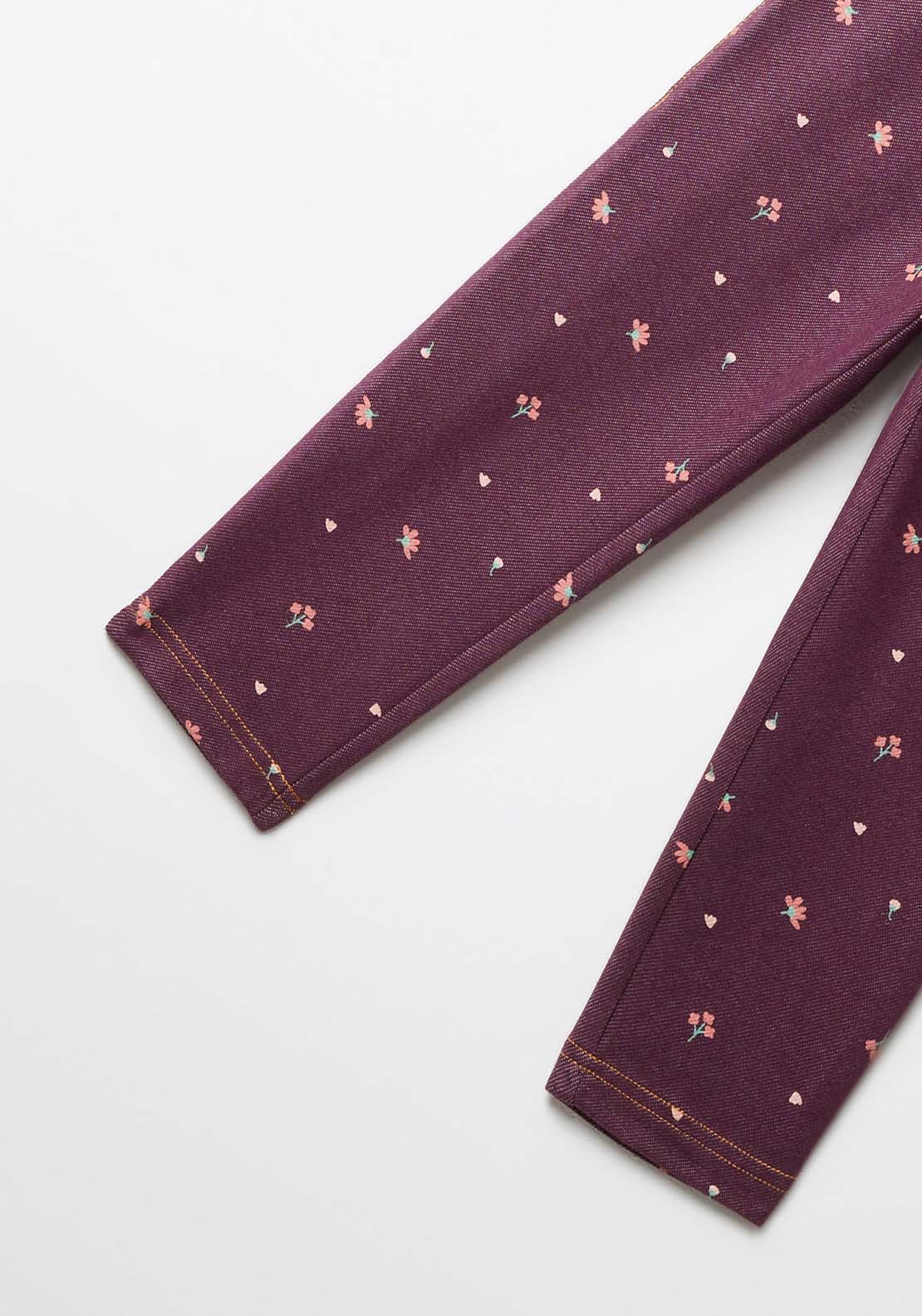 Sfera Girl Flower Denim Leggings - Purple 3 Shaws Department Stores