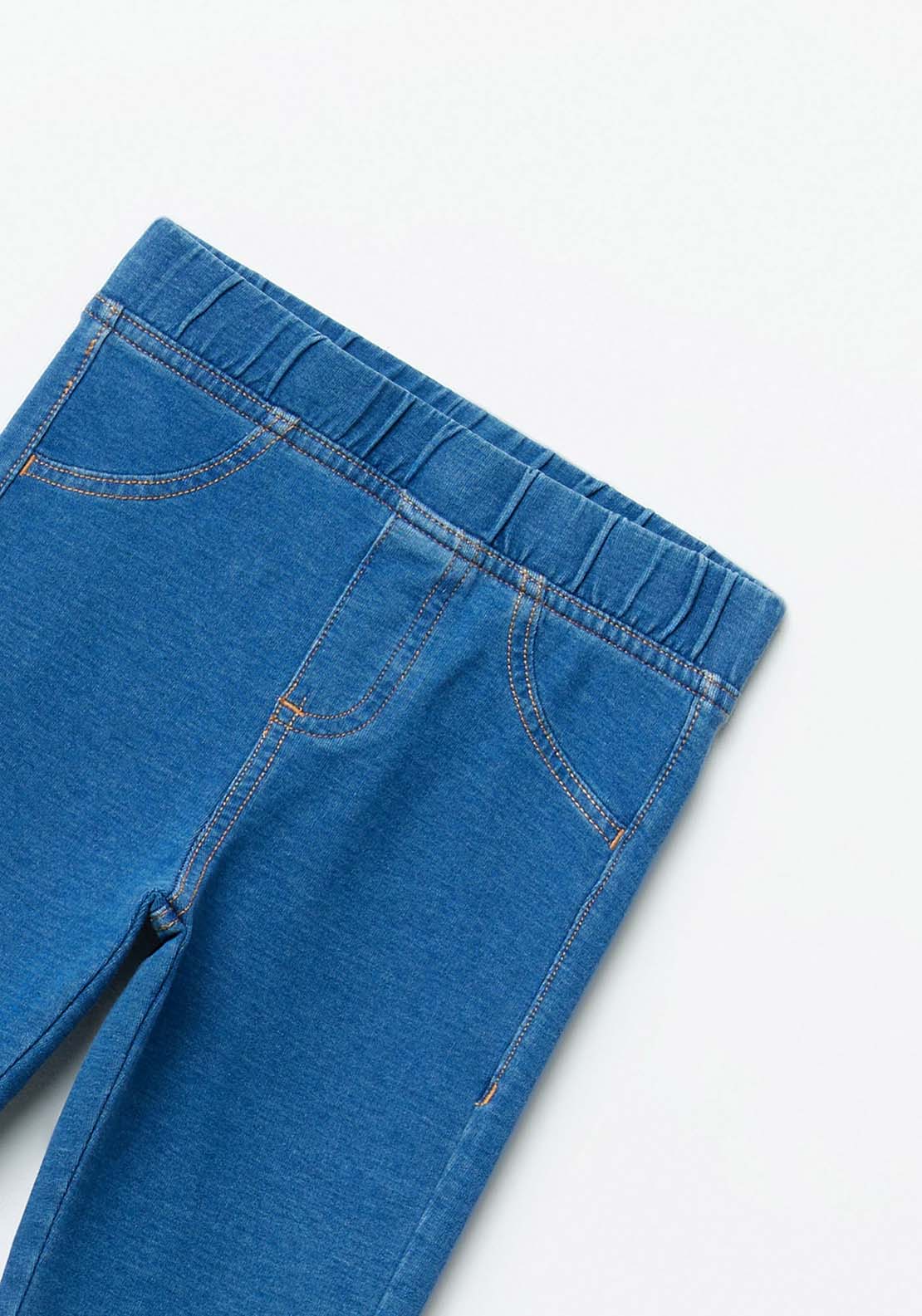 Sfera Denim terry leggings - Denim Dark Wash 2 Shaws Department Stores