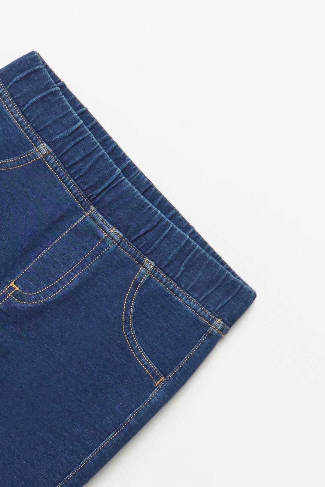 Denim Effect Leggings - Dark Denim