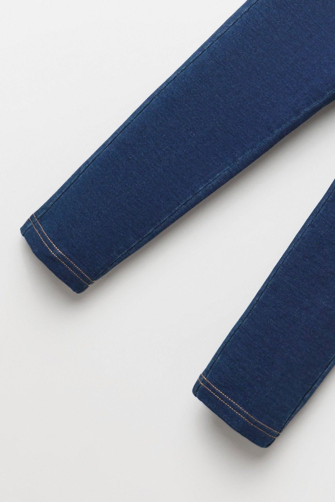 Denim Effect Leggings - Dark Denim
